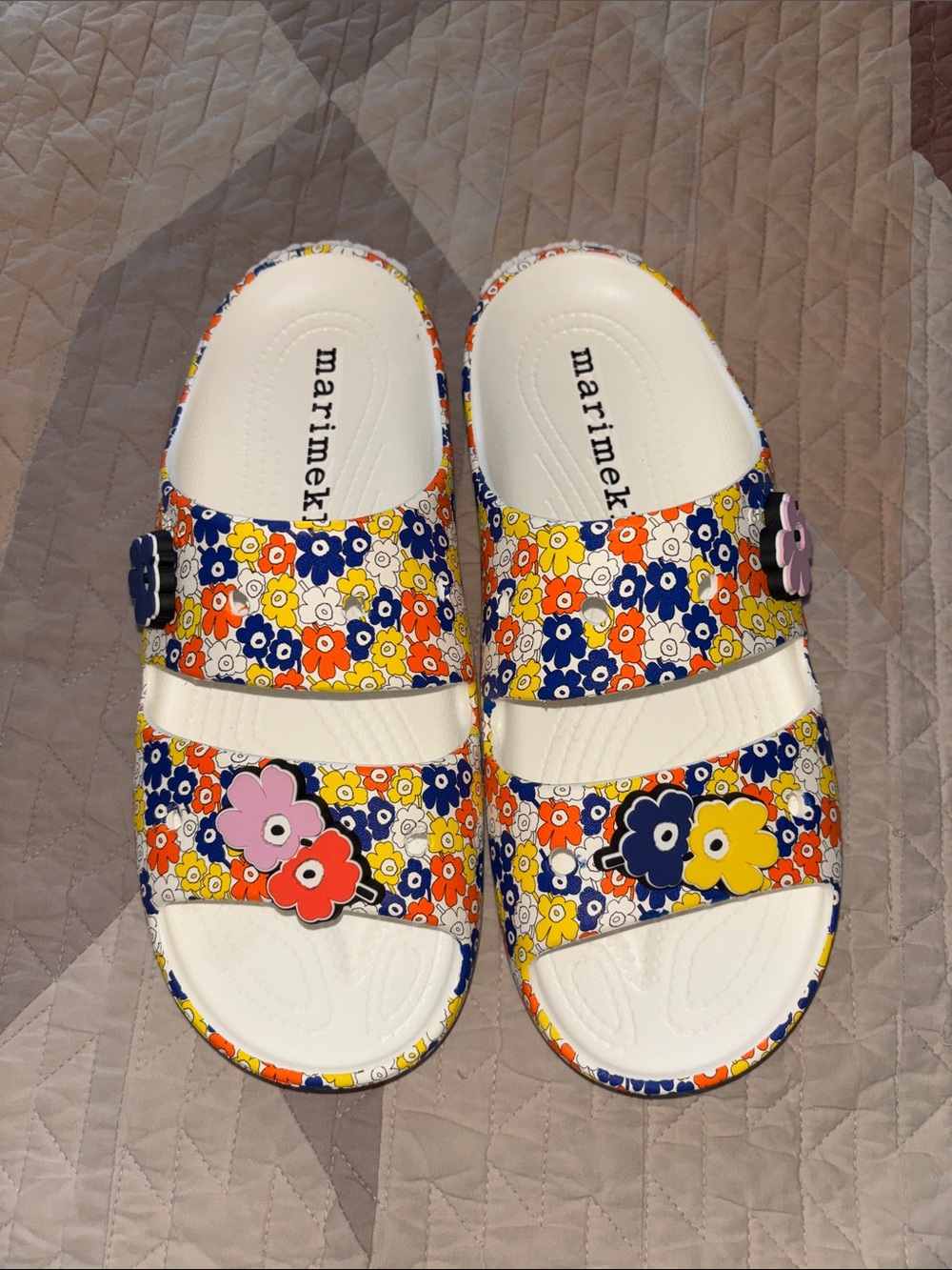 Marimekko x Crocs Floral Slide Sandals W10 M8